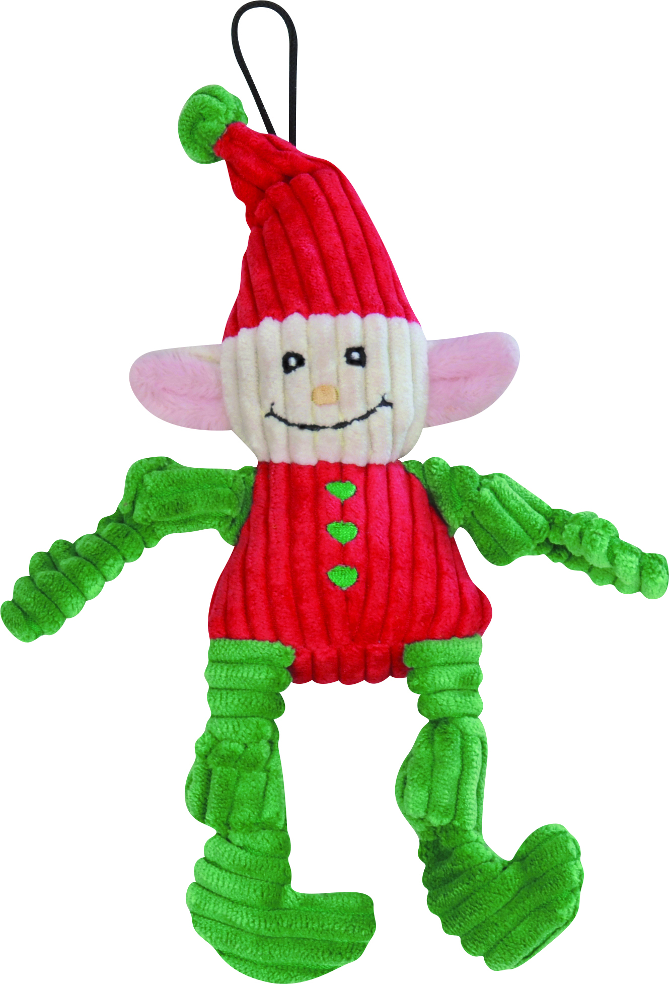 HOLIDAY ELF KNOTTIE DOG TOY