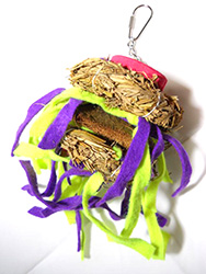 JAVA WOOD TICKLES BIRD TOY