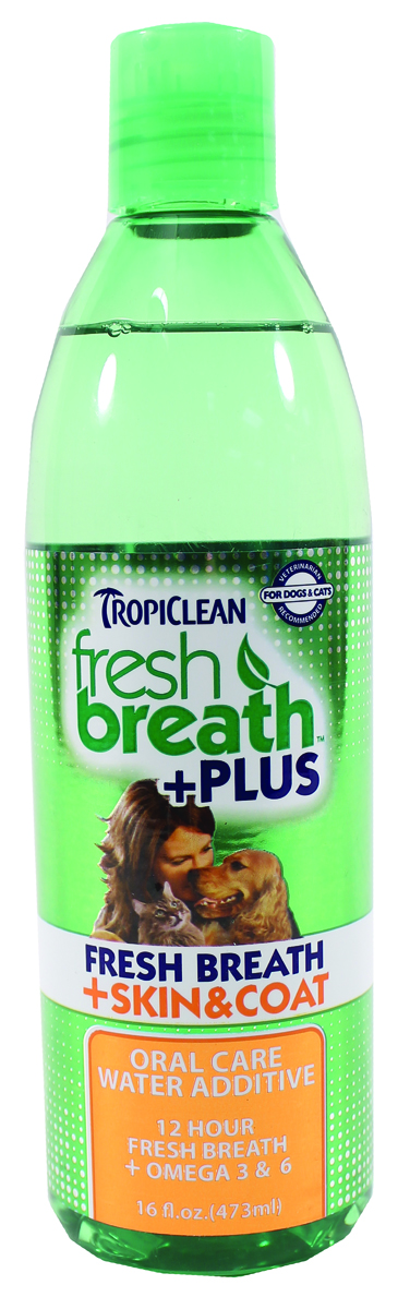 FRESH BREATH +PLUS SKIN & COAT WATER ADDITIVE