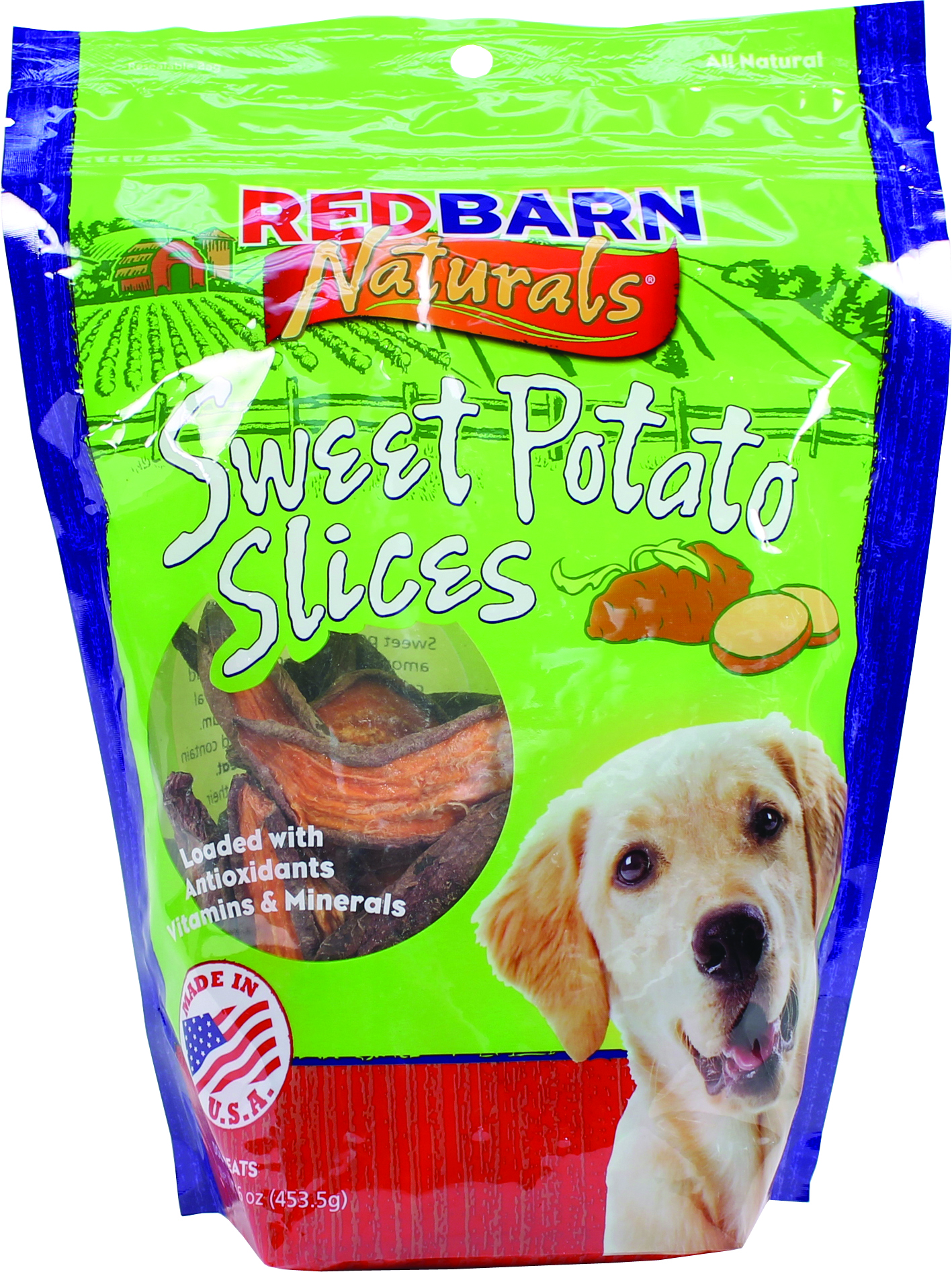 USA SWEET POTATO SLICES DOG TREATS