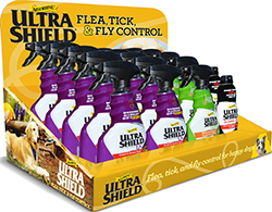 ULTRASHIELD FLEA AND TICK COUNTER DISPLAY