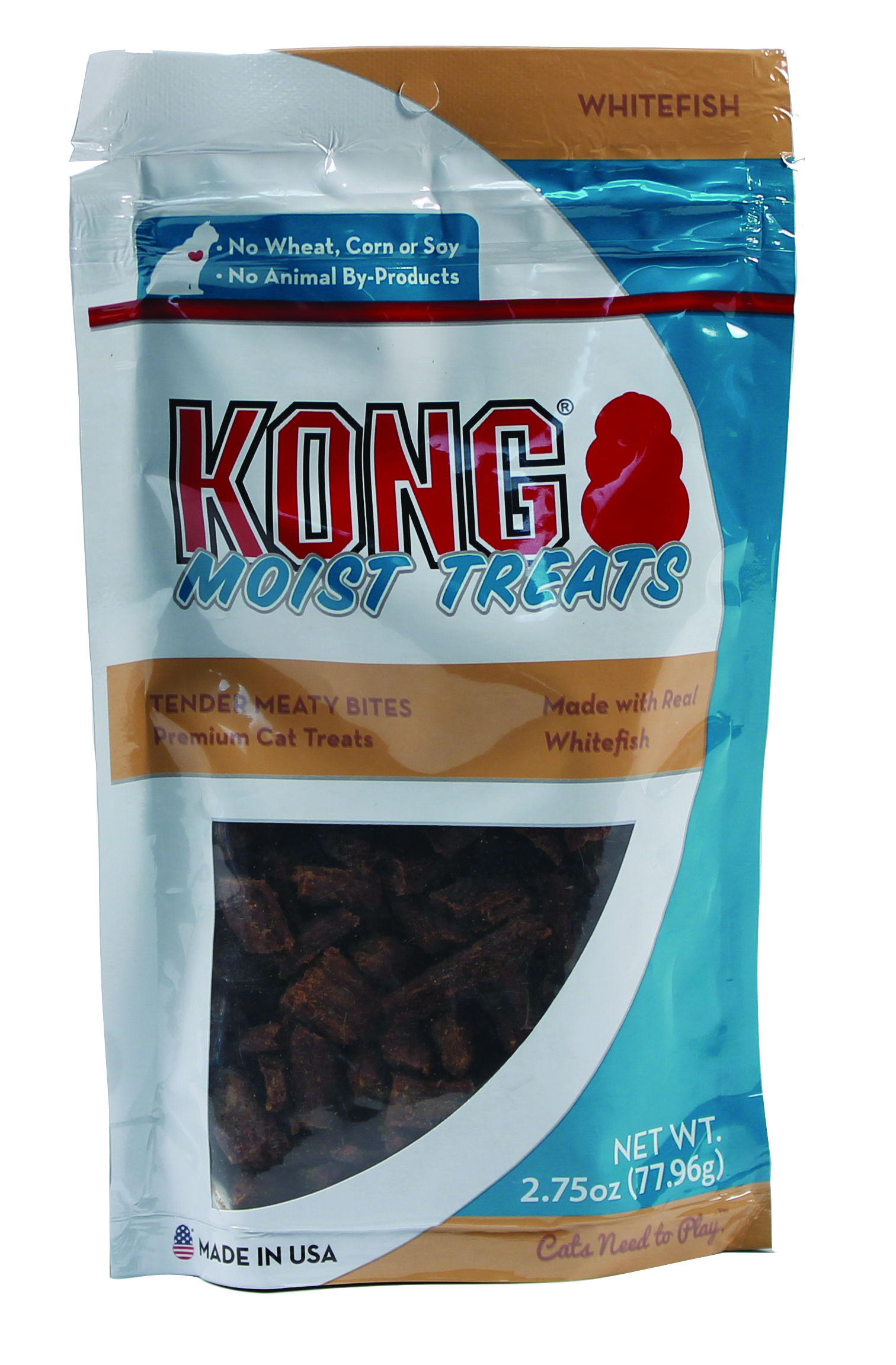 KONG SOFT MOIST CAT TREATS - WHITEFISH