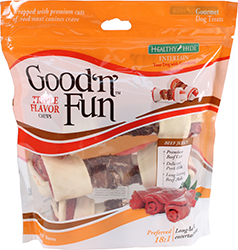 HEALTHY HIDE GOOD N FUN TRIPLE FLAVOR BONE