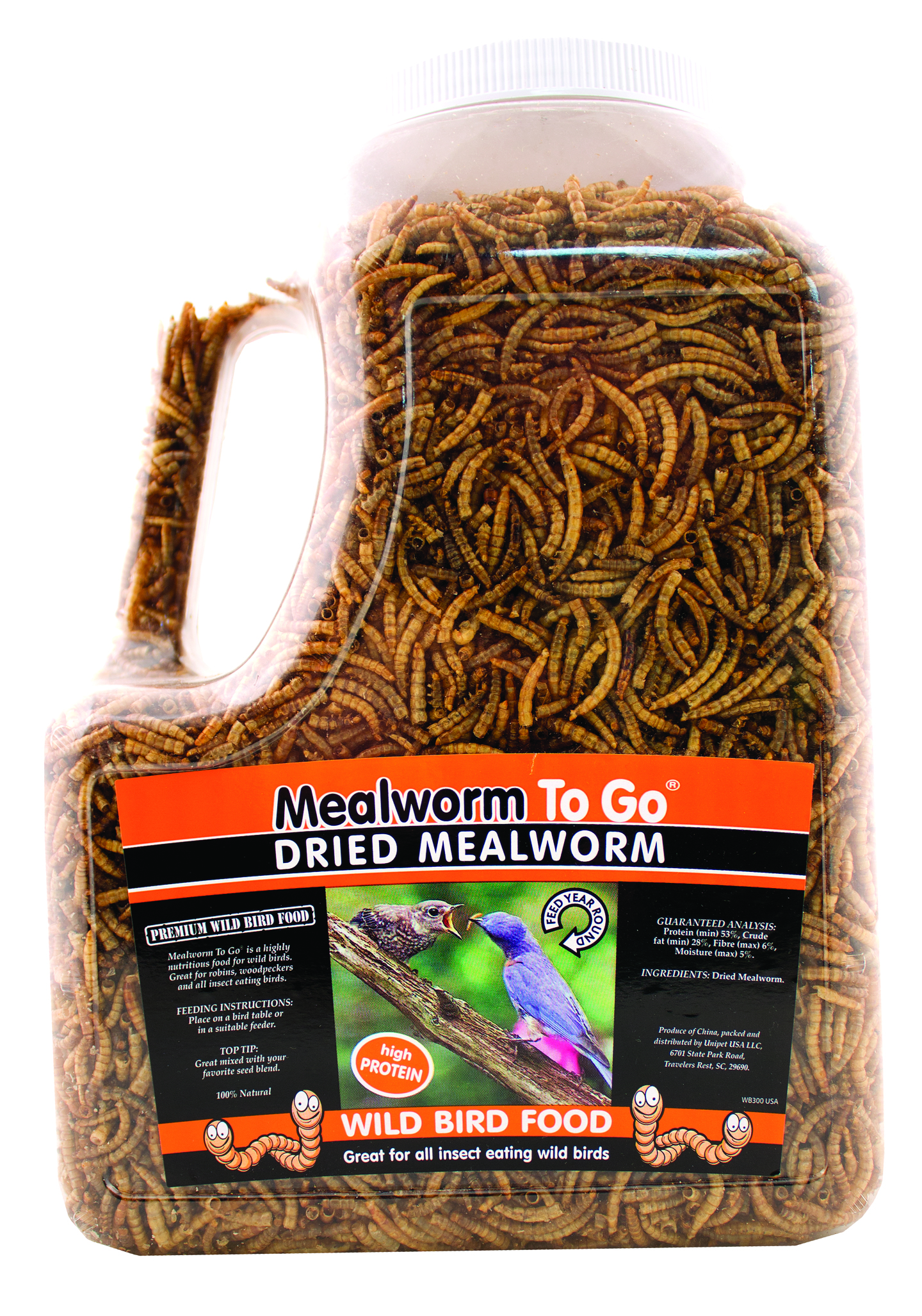 MEALWORM TO GO DRIED MEALWORM TUB