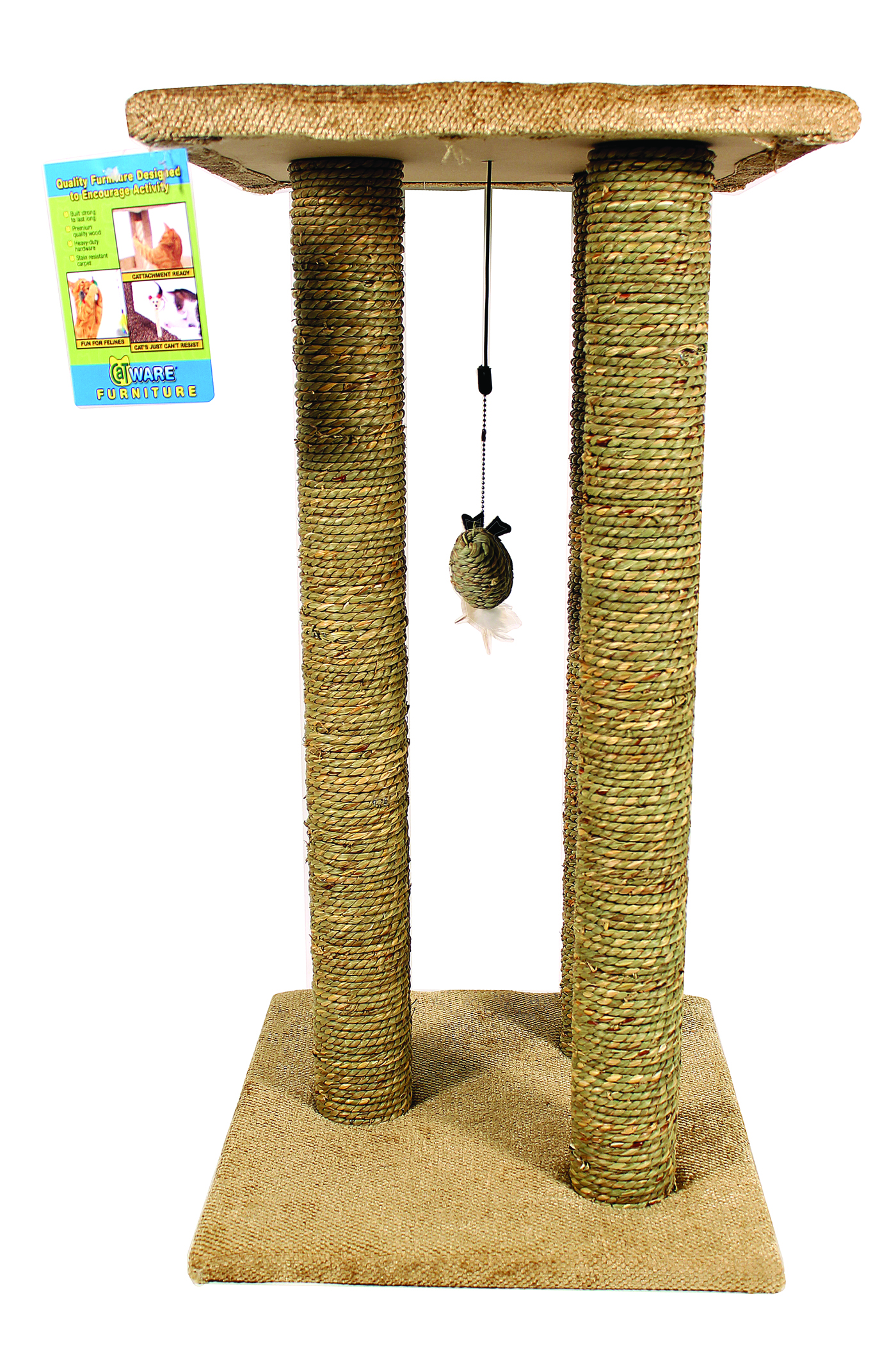 CATWARE STRETCH-N-SCRATCH SEAGRASS SCRATCHER