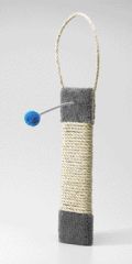 19 In Sisal Hanging Door Scatcher With Toy