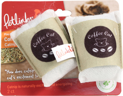 PETLINKS COFFEE CAT CATNIP TOYS