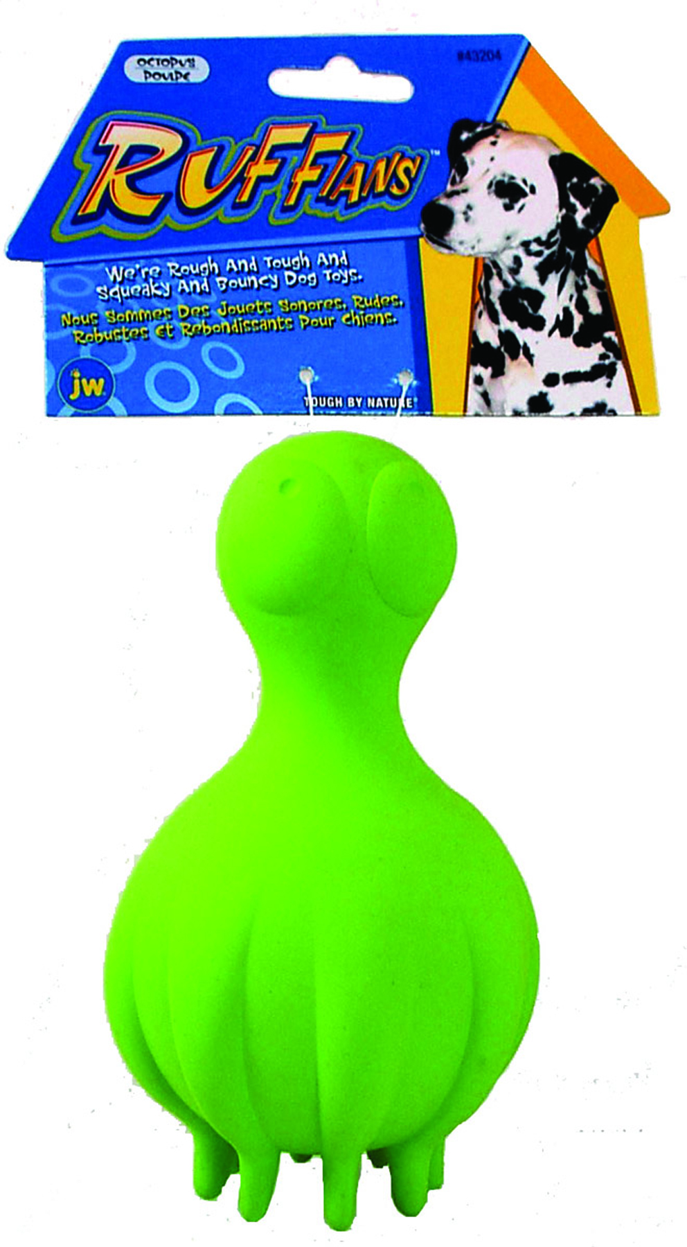 Ruffians Octopus Rubber Dog Toy