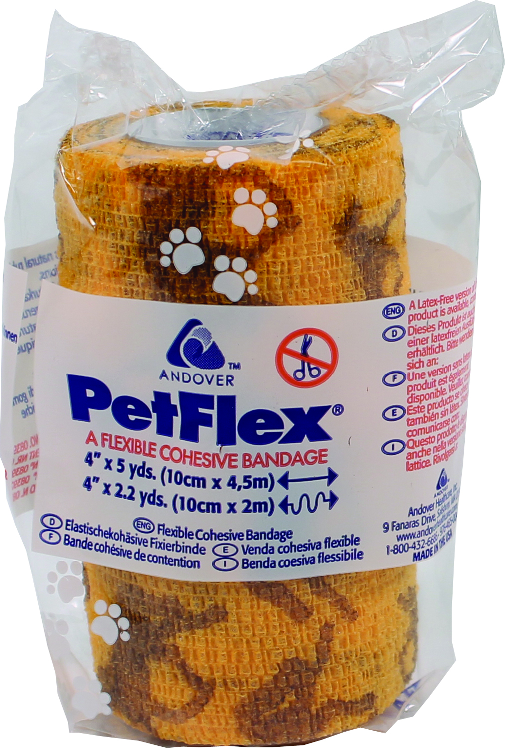PETFLEX FLEXIBLE COHESIVE BANDAGE FARM PRINT