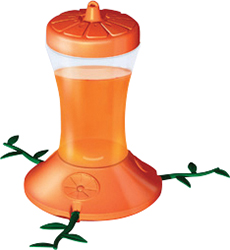 PLASTIC TUBE ORIOLE FEEDER