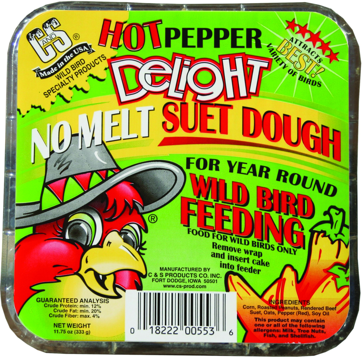 "Hot" Pepper Delight Suet