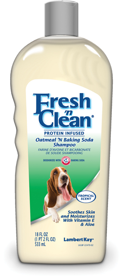 Fresh-N-Clean Oatmeal & Baking Soda Natural & Holistic Dog Sham.