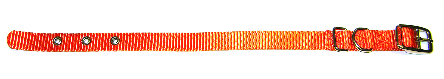 Nylon Deluxe Dogs Collar - Berry (S/M)
