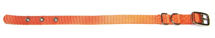 Nylon Deluxe Dogs Collar - Mango (S/M)