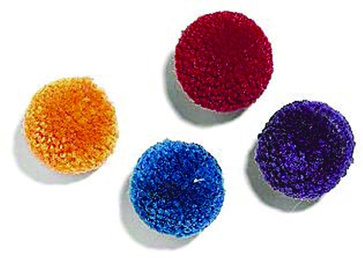Wool Pompoms With Catnip-4Pk