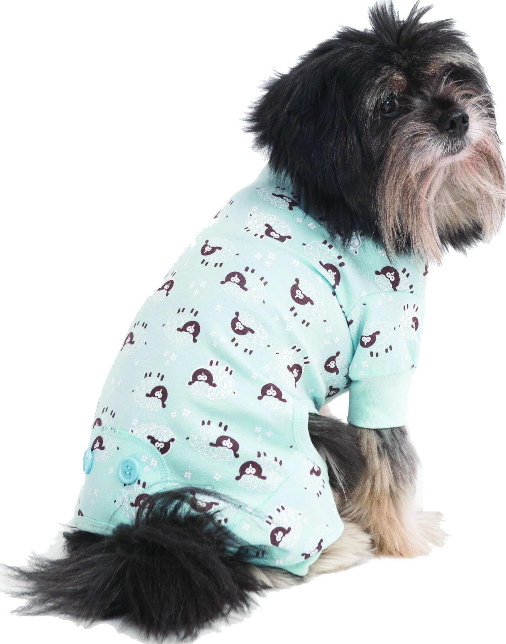 LAMB PRINT DOG PAJAMAS