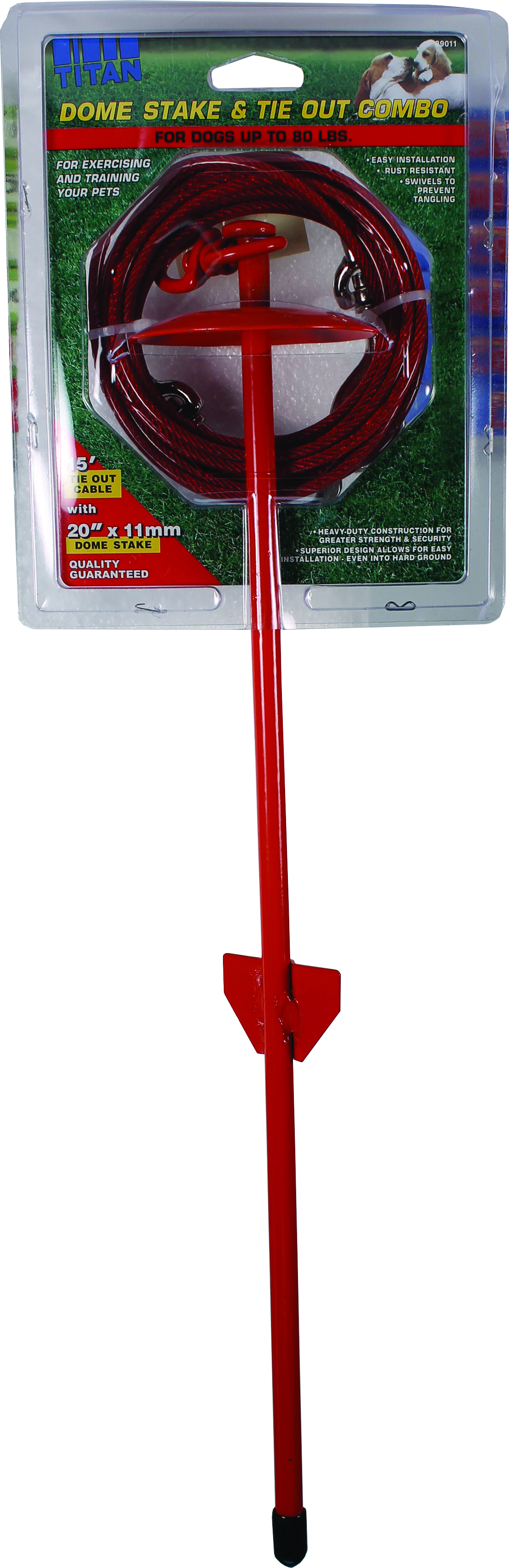 TITAN DOME STAKE & TIE OUT COMBO